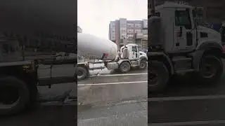 Cement mixer Mack truck #Toronto Ontario Canada