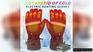 Winter Electric Heated Gloves 3 Heat Levels Heated Motorcycle Gloves Touch Screen Heating Thermal Gl