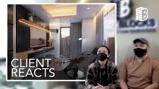 Young Couple Reacts to Black Blocks Construction's Interior Design in The Median, Cebu