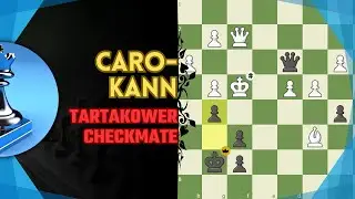 Tartakower Caro-Kann Leads to Beautiful Checkmate