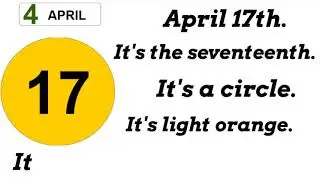 Calendar Numbers, Shapes, and Colours April EYE Online