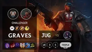 Graves Jungle vs Elise - KR Challenger Patch 10.11