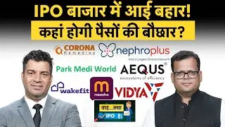 Meesho, Vidya Wires, Aequs, NephroPlus, Park Medi World, Corona Remedies, Wakefit IPO में क्या करें?