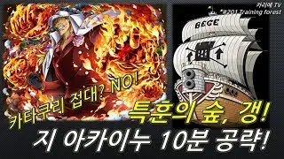 [OPTC] #201 특훈의 숲, 갱! 지카이누 10분만에 깬다?! (Training forest capone, V2 akainu team!)