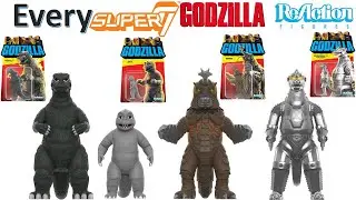 **see newer video** Every Super7 Godzilla ReAction figures Comparison List