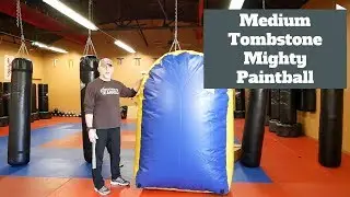 Inflatable Paintball Bunker For NERF - Mighty Paintball Medium Tombstone