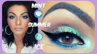 ♡ Mint Summer Ice....Makeup Tutorial ♡