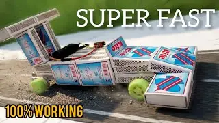 Как сделать БЫСТРУЮ машинку Формулы-1 из спичечных коробков! 🏎️ (Она действительно двигается)
