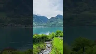 Wonderful 🇨🇭☀️ #switzerland #alps #nature #travel #dream #relax #amazing #lake #walensee #quinten