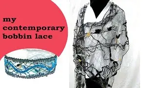 introduction to contemporary bobbin lace - an alternative to conventional lace? #bobbinlace #bobbin