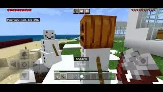 Minecraft- infinite Snowman with one pumpkin and snow farm