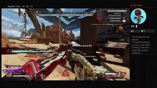 Live on apex legends with my sigma friend trying to get a win
