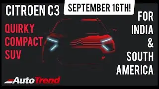Citroen C3 SUV Teased Ahead Of Launch - All You Need to Know!