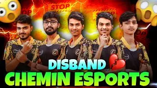 CHEMIN ESPORTS DISBAND 😨 | NO MORE CHEMIN ESPORTS 🥺 @CheminEsports
