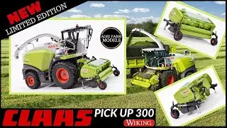 CLAAS Jaguar 870 & NEW* Claas Pickup 300 (Limited edition) by Wiking | 50th review