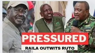 VISIBLE  Tension as  Raila's Lethal COMBATIVE-Edge SHAKES Ruto- Uhuru Backroom Power