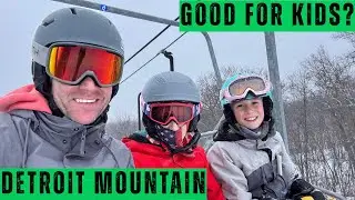 Is Detroit Mountain Good for Kids? ❄️ | Noah’s First Snowboarding Day in Detroit Lakes Minnesota