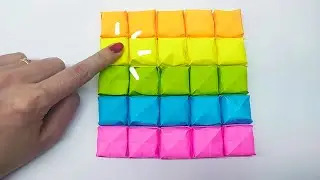 Залипательное видео Pop It из бумаги классно щелкает!!! | Viral videos Pop it cool clicks #shorts