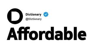 Affordable Meaning In Urdu 