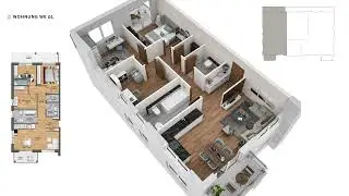 Fotobewegung und Grundrisspr&auml;sentation mit KI &ndash; RenderMir Prototyp zur Belebung von Bildern