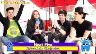Entrevista exclusiva Next Five: No estar&eacute; ah&iacute; - Contactonline