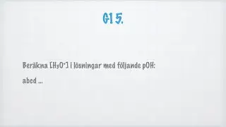 Fullständig lösning till uppgift G15 i Ehinger: Katalys kemi 1 (Gleerups)