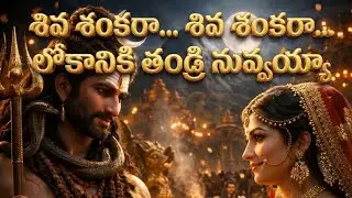 శివ శంకరా సాంబ శివా | శివ పార్వతీ కళ్యాణం | Powerful Folk Devotional Song Telugu