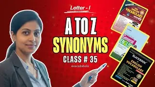 All Synonyms A to Z Class 35 | Black Book Vocabulary 2025 | SSC CGL, CHSL, MTS, CPO, CDS |Vocabshala