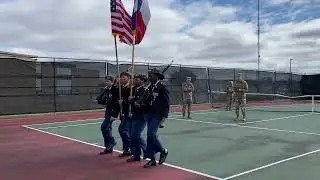 South Grand Prairie High School JROTC Color Guard (January 27, 2024)