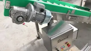 linera vibrator infeed conveyor with hopper