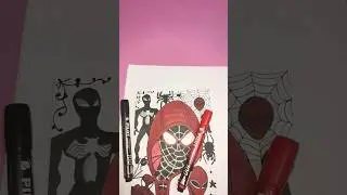 Transition coming, Switch #drawing #art #transition #viral #learning #fun #spiderman #blackred #fyp