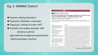 2.Elements of the cohort study