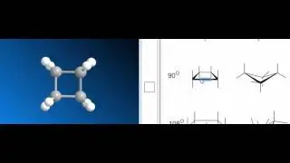 cyclic molecule _ angle and torsional strain
