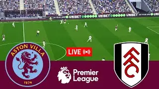 [LIVE] Aston villa vs Fulham Premier League 25/26 Full Match - Video Game Simulation