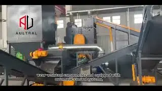 Scrap Metal Shredding and Crushing Line with Magnetic Separation