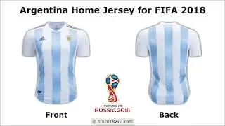 Argentina Jersey for FIFA 2018 Football World Cup