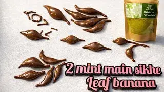 #How #to #create #mehndi #leaf🌿 #design #tutorial #for #beginners  