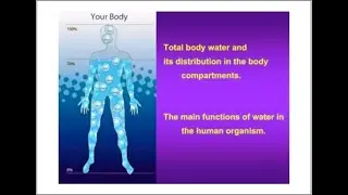 Water distribution, regulation and disturbances in the body - by Dr. Anum Minal
