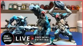 Warhammer Paiting Session: Rippa's and Trolls