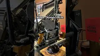 Making a letterpress print for the 2026 Winter Olympic Games