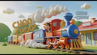 Choo Choo! Train Song Fun | Exciting Train Rhyme for Kids | Nursery Rhymes & Songs for Children