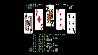 Jackpot Joker Poker [Arcade Longplay] (1983)