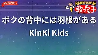 【ガイドなし】ボクの背中には羽根がある / KinKi Kids（DOMOTO）【カラオケ】- ドラマ「向井荒太の動物日記 〜愛犬ロシナンテの災難〜」主題歌