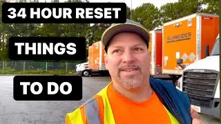 THINGS TO DO ON A  34 HOUR DOT RESET | Life on the road | Schneidertrucking  | Truckingvlog