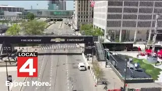 Grand Prix build-out underway in Downtown Detroit