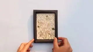 Easy paper photo frame|how to make paper photo frame|easy photo frame making 