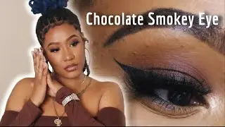 Simple Soft Chocolate Smokey Eye 2022 Updated Look | Sharell Chaquan