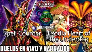 Yu-Gi-Oh! (GOAT Format) Spell Counter vs. Heart of the Underdog - Duelos en vivo y narrados #6