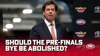 'The game is about attrition!' - Gerard and Robbo debate finals structure | AFL 360 | Fox Footy