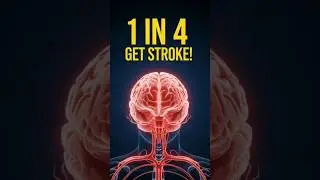 1 In 4 people Get Stroke🧠|Stroke Causes #stroke #animation #shorts